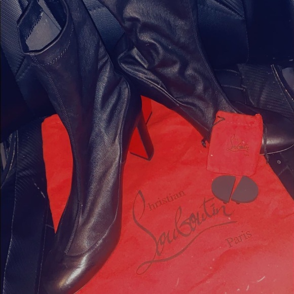 Size 40.5 black GENA BOOTIE NAPPA STRETCH - Picture 3 of 5